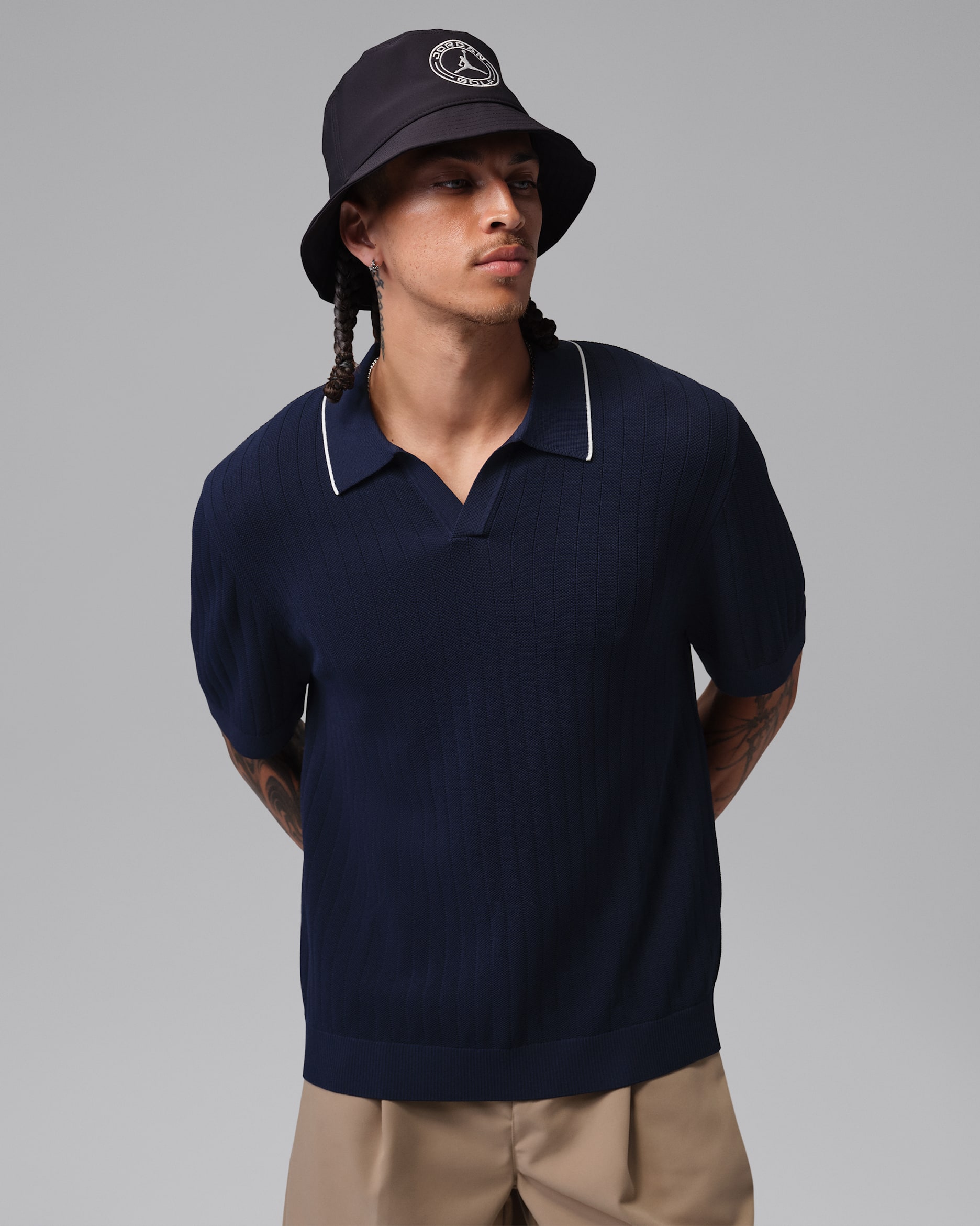 Jordan Sport Men's Knit Golf Polo. Nike CZ